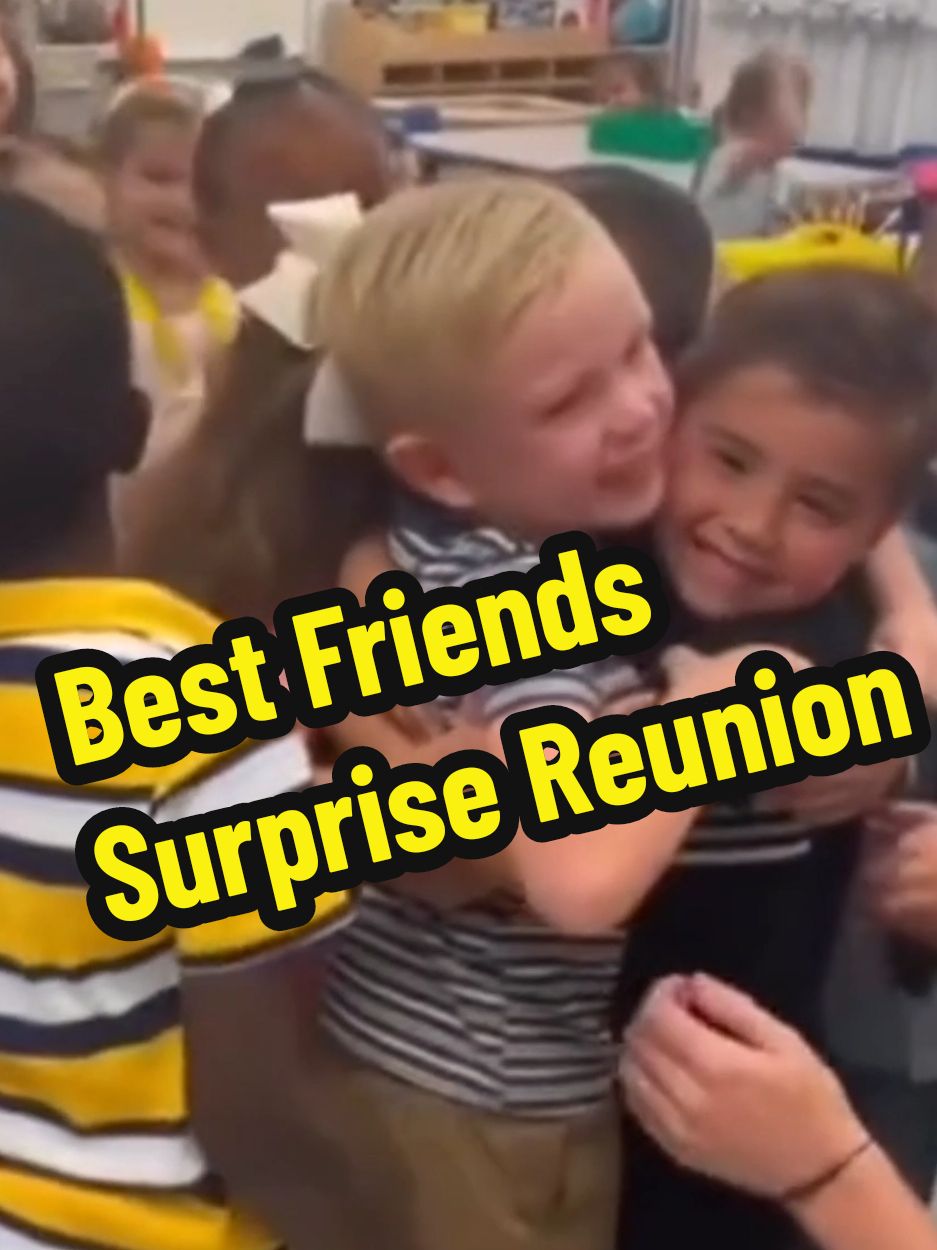 Best Friends Surprise Reunions 🥰❤️ #kid #kidstiktok  #kidsoftiktok #bestfriend #bestie #surprise  #reunion #reunited #emotional #wholesome #heartwarming #tearsofjoy #fyp 