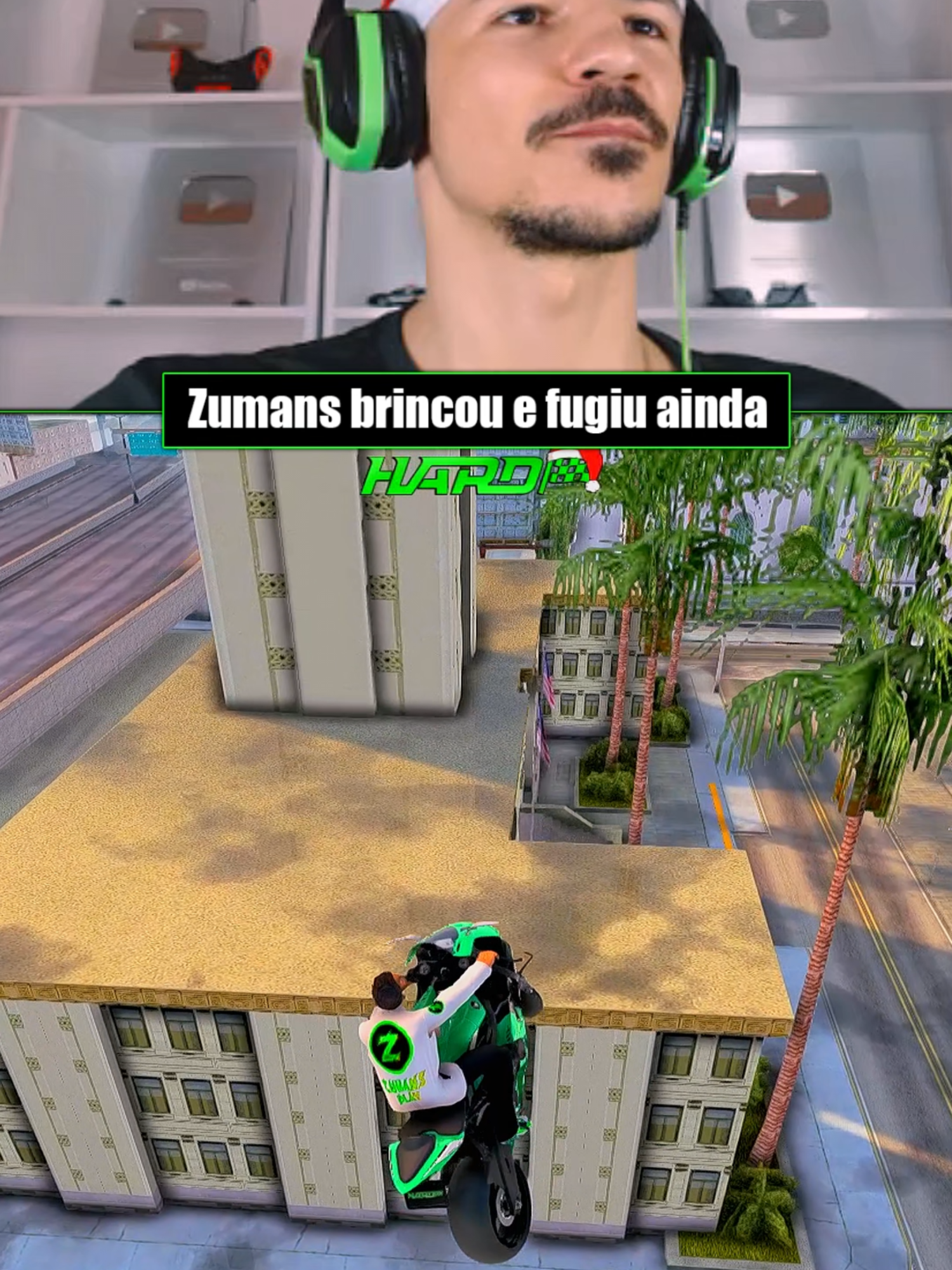 Zumans brincou e foi brabo na fuga no gta #forupage #gta #game #fyp