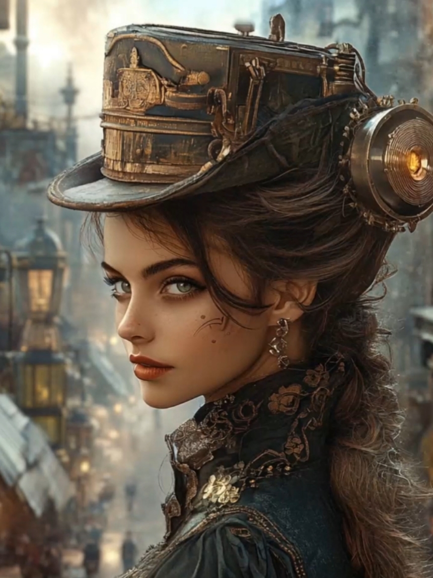 Steampunk II 🎩 #AIGenerator #BestMusic #Fantasy #Beautiful_girl #Show_must_go_on #Zhurek 