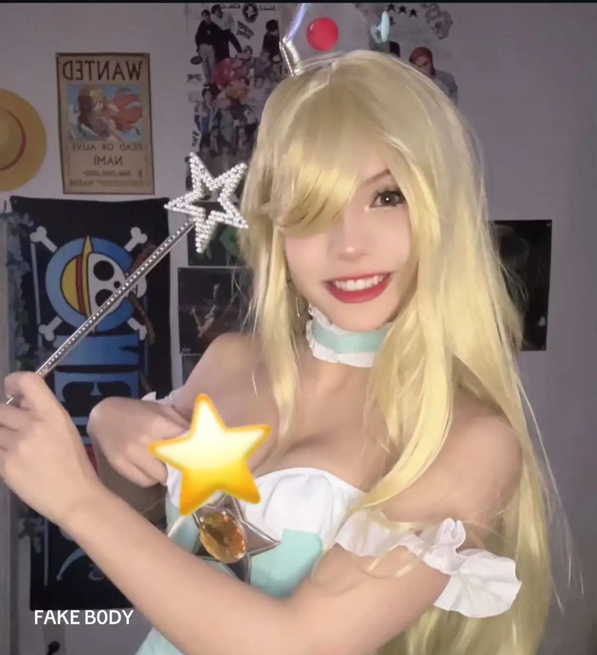 FAKE BODY #mario#supermario#rosalina#rosalinacosplay#fakebody#cosplay#fyp#videogame#nintendo