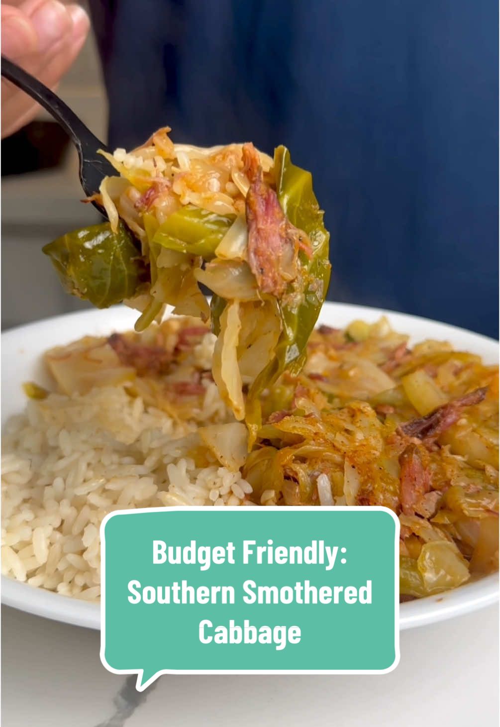 Budget Friendly Meal: Southern Smothered Cabbage #mealsbyaldenb #budget #cabbage 