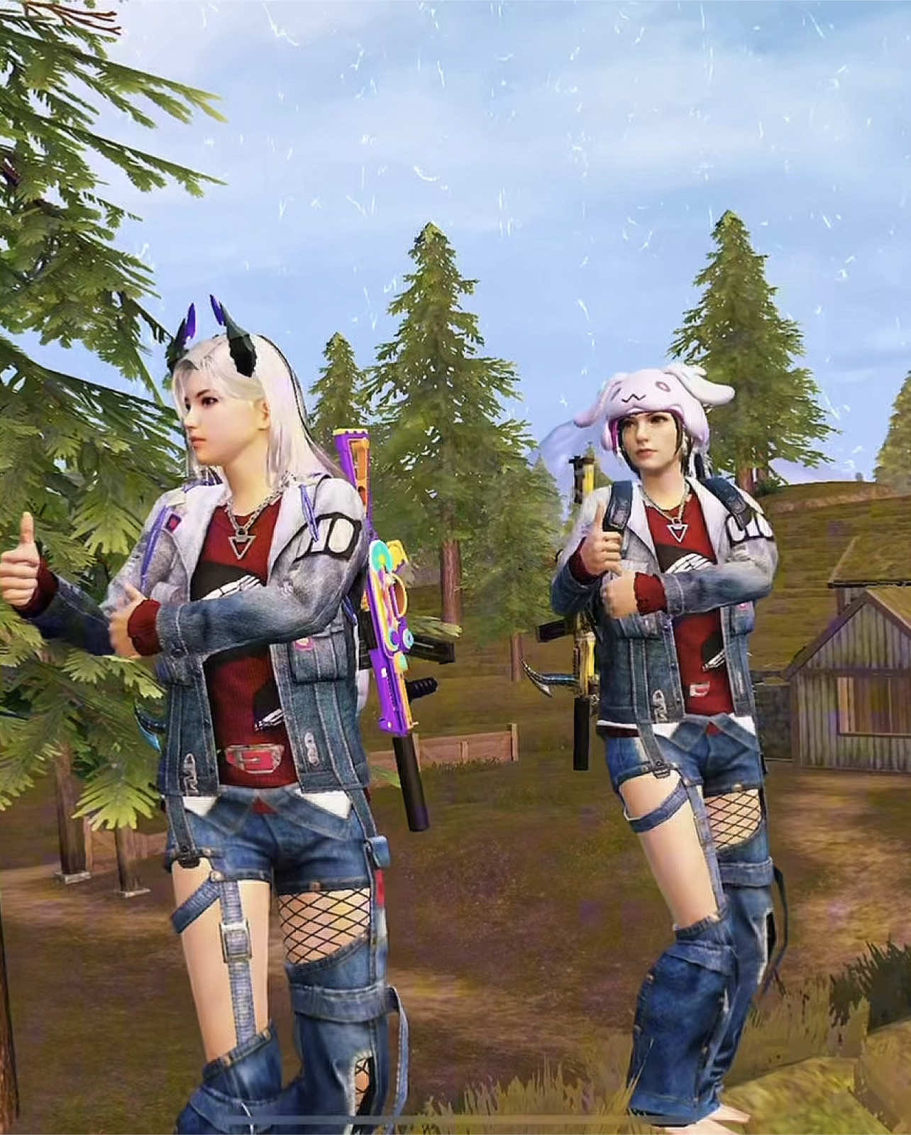 Dancing with my twin @사랑ツ•DND 🥳😌 #pubgmobile #pubglover #pubggirl #pubgm #fy #xyzbca #fypシ #fyp #foryoupage #fypシ゚viral 