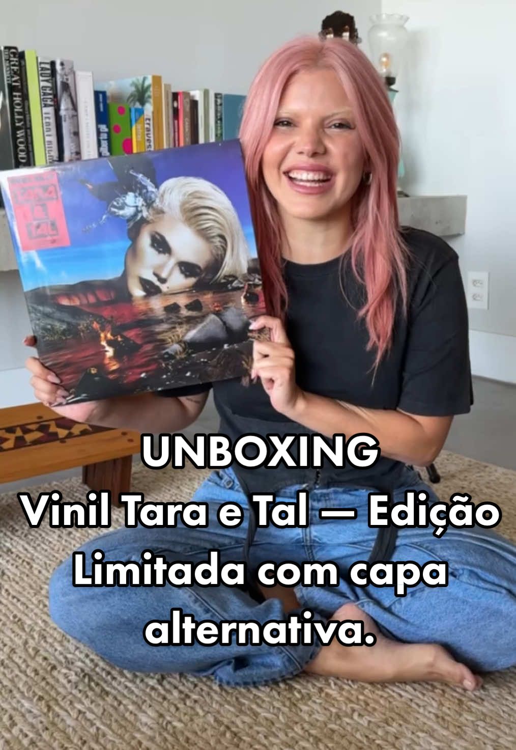 UNBOXING: vinil Tara e Tal — edição LIMITADA com capa alternativa. (não vai ter nova tiragem após esgotar o estoque). 💿💙✨