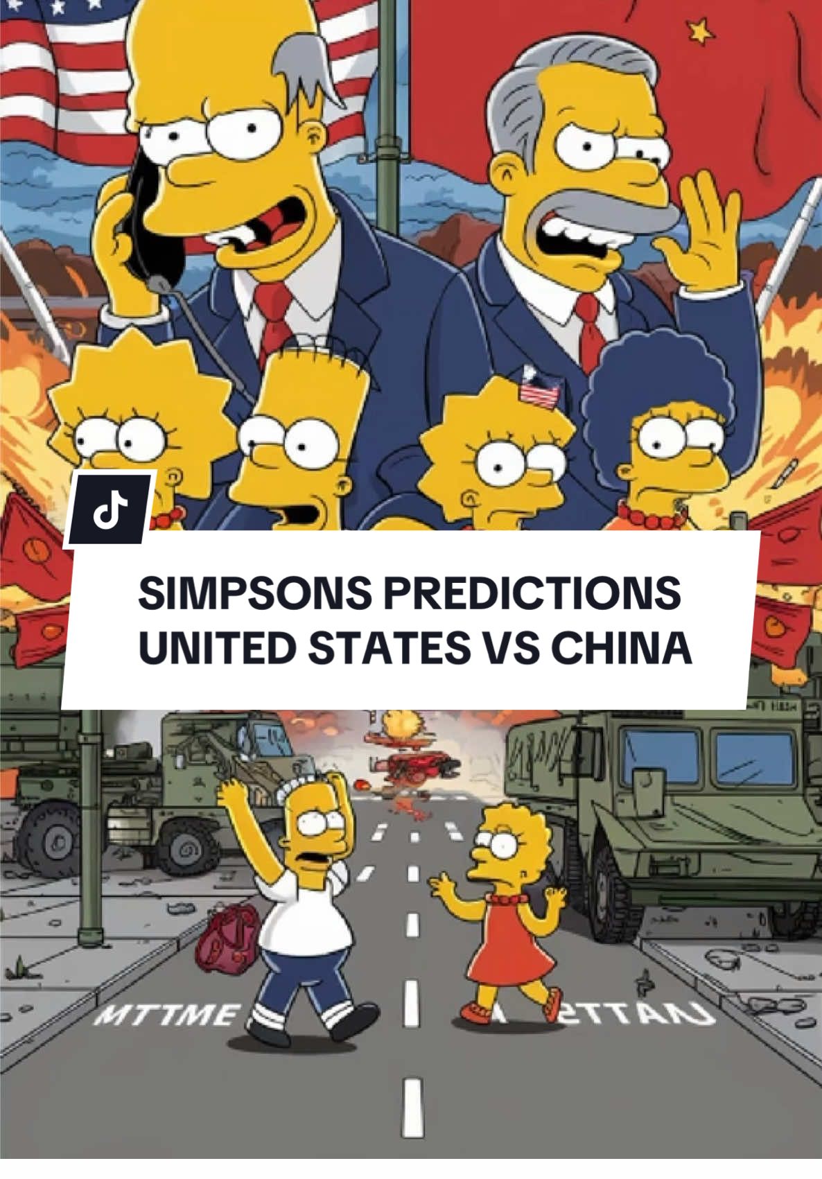 Simpsons Predictions Of United States Vs China. This Is How A Small Problem Can Cause A Serious Issue. #SimpsonsPrediction #treehouseofhorror #prediction #predictions #earth #universe #unitedstates #homer #cartoon #thesimpsons #lisasimpson #homersimpson #margesimpson #thesimpsonsclips #simpsonsclips #simpsons #china #philippinestiktok #donaldtrump #war #usavschina #chinavsusa #unitedstatesofamerica