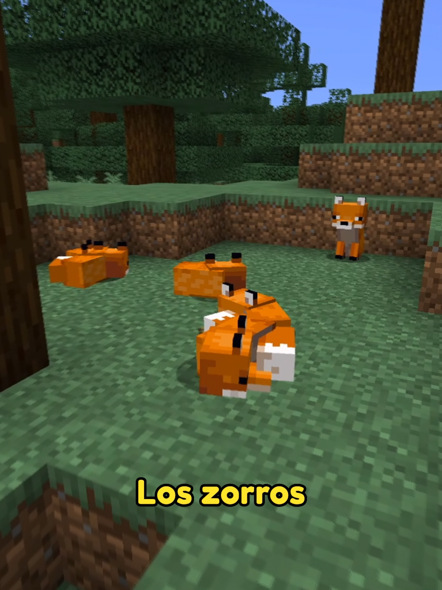 El uso secreto de los zorros en Minecraft! 🤨 #Minecraft #minecraftsurvival