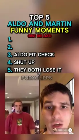 TOP 5 ALDO AND MARTIN LIVE MOMENTS #fyp #foryou #viral #aldo #martin #topfive