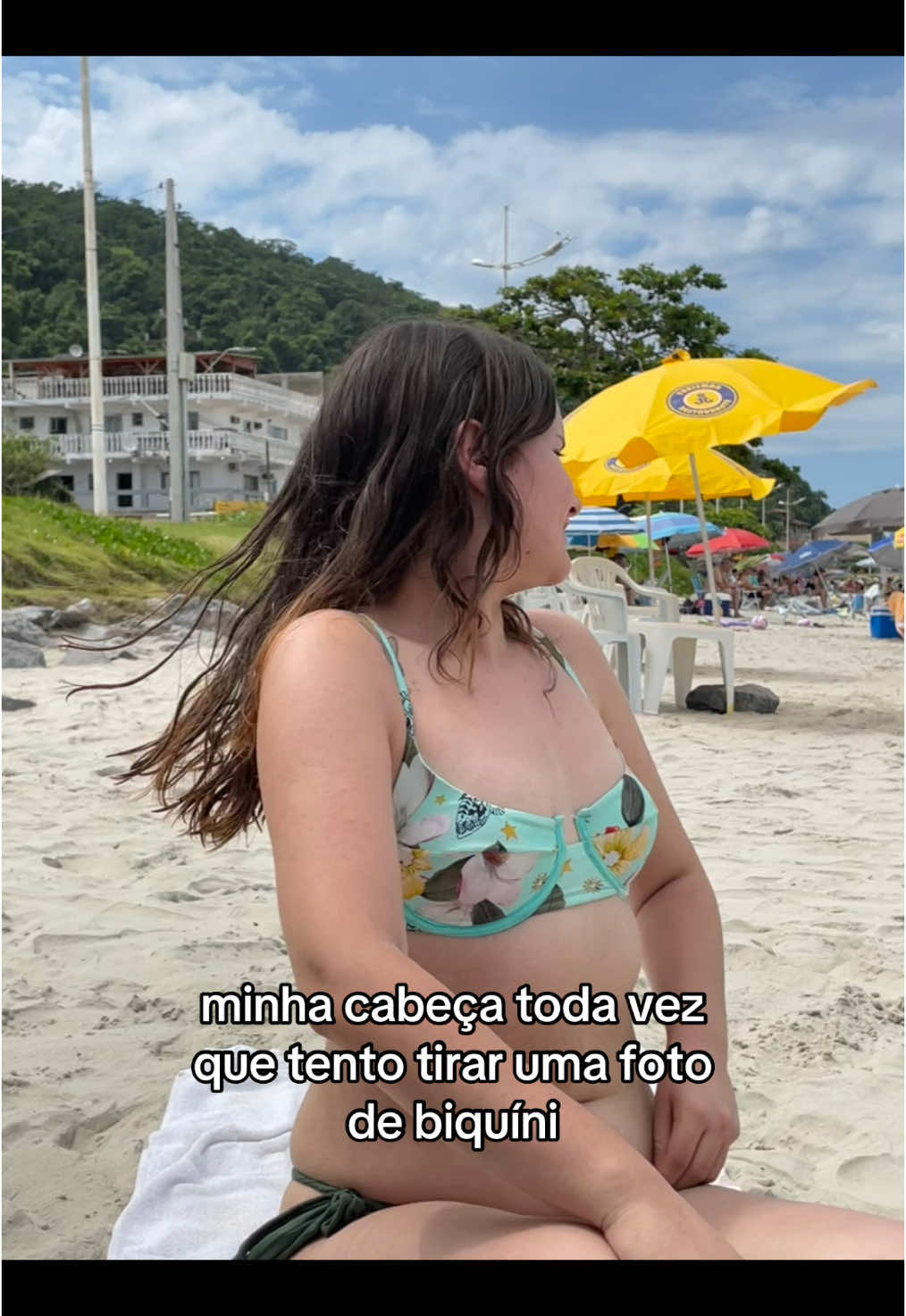 odeio mt meu corpo com biquíni meu deus #foryou #praia #verao #viral 