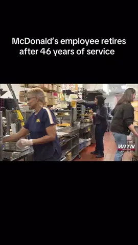 The community is not ready to see her go… #mcdonalds #mcdonaldsemployee #retirement #news #enc #easternnorthcarolina #williamstonnc #reporter #stories 