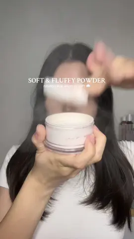 malah asik sendiri mainin bedak 😭☁️ #powder #blurringlowder #loosepowder #makeup #judydoll 