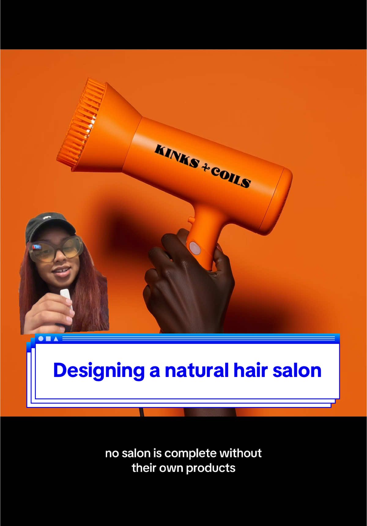 Designing a natural hair salon is actually go to 😂 no shade to other natural hair salons, I’m just a vibe snob 😭🧡  want to take your brand to the next level with industry standard brand design and strategy? Check out that link in my byo  Tags: #brandidentity #visualidentity #branddesign #graphicdesign #marketing #naturalhairsalon #greenscreen #naturalhair #greenscreen 