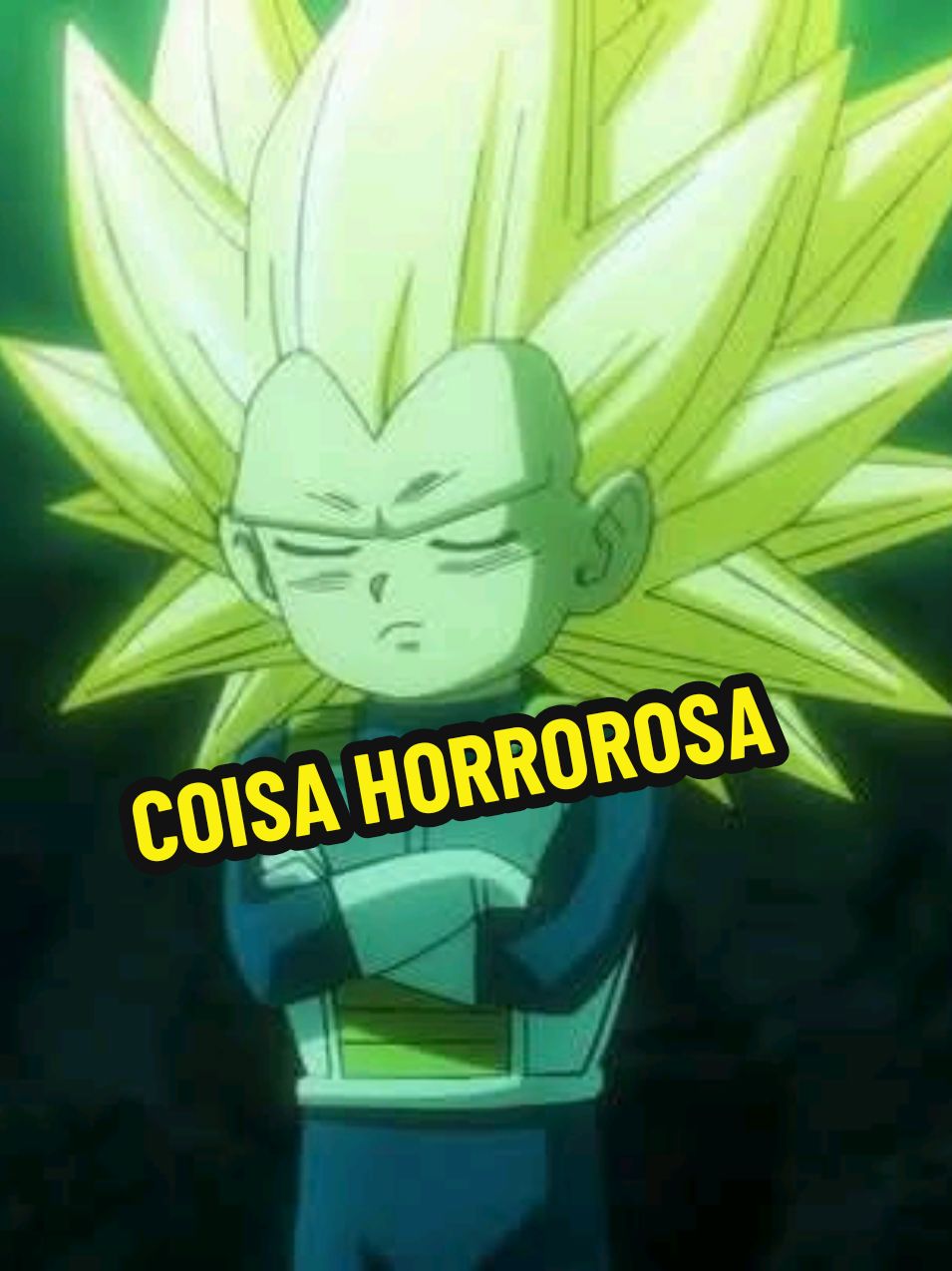 NAMORAL que bagulho feio!#vegeta #dragonballdaima #vegetasupersaiyan3 #dragonball 