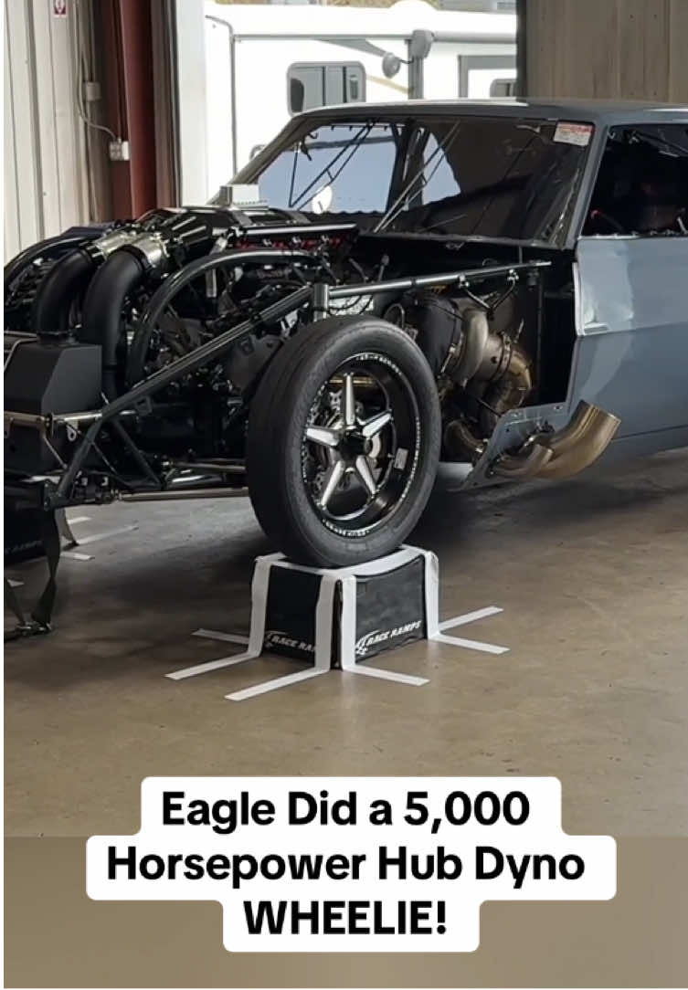 Eagle Did a 5,000 Horsepower Hub Dyno WHEELIE! #cleetusmcfarland #cleetusytb #cleetusm #cars 