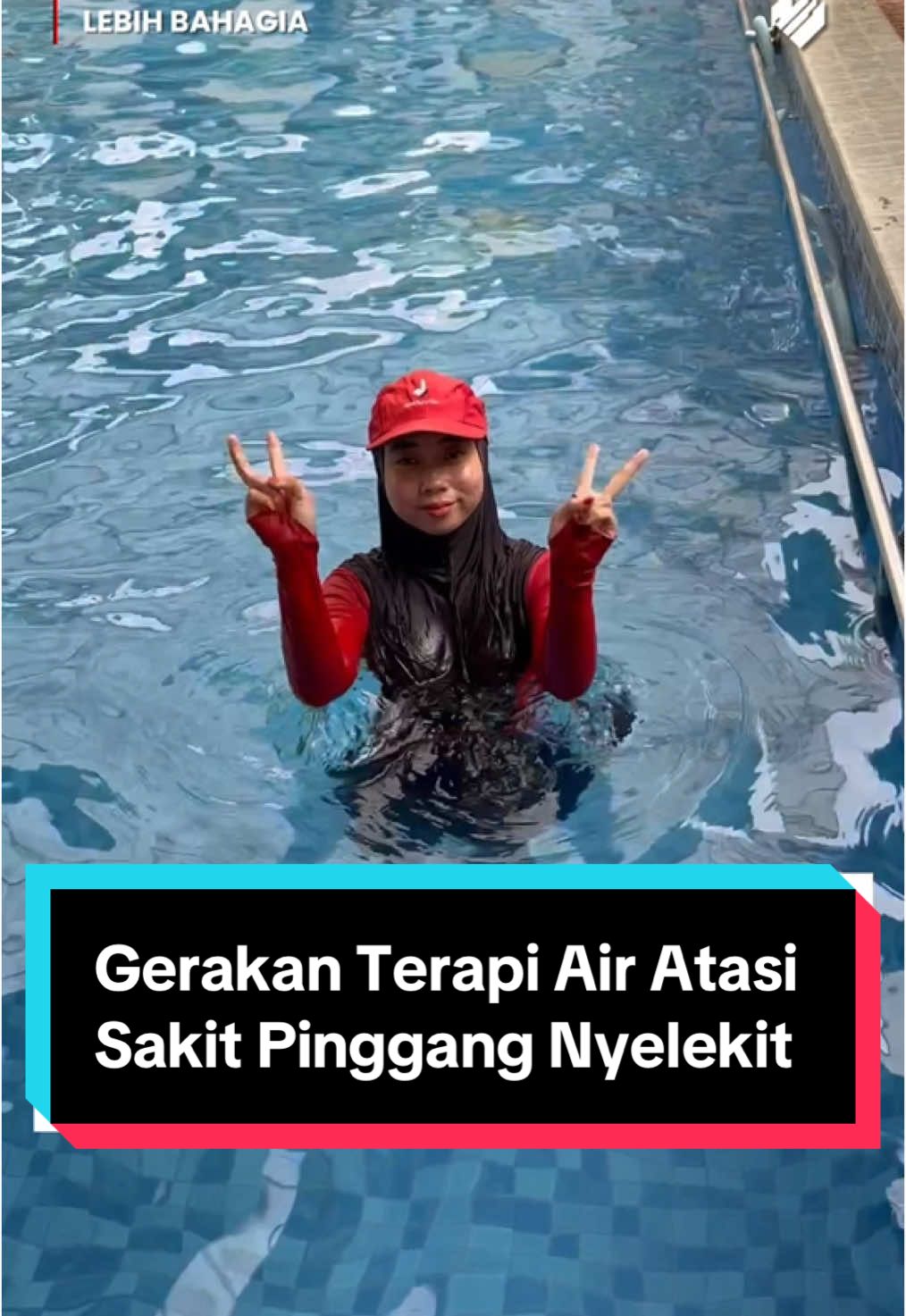 Gerakan Terapi Air Atasi Sakit Pinggang Nyelekit #sakitpinggang #nyeripinggang #terapiviral #fyp 