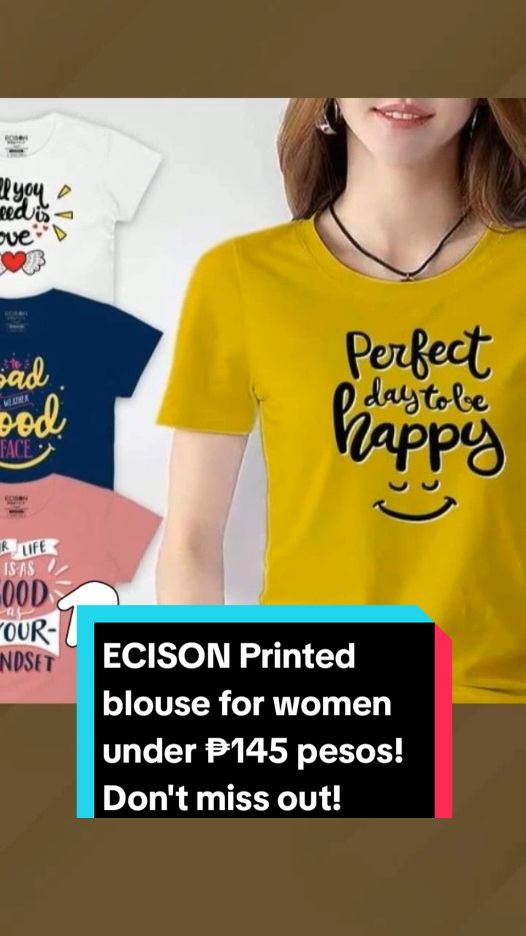 ECISON Printed blouse for women under ₱145 pesos! Don't miss out! Tap the link below! #blouseforwomen #TikTokShop #tiktokfinds #TikTokFashion #tiktokaffiliate #tiktokph #LearnOnTikTok