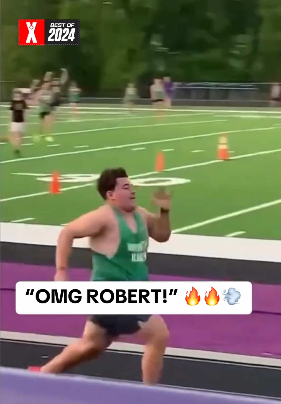 Robert was COOKING 🤩⚡️ @~*Priscillat312*~  #football #fast #speed #trackandfield #highschoolsports #athlete #firstplace 