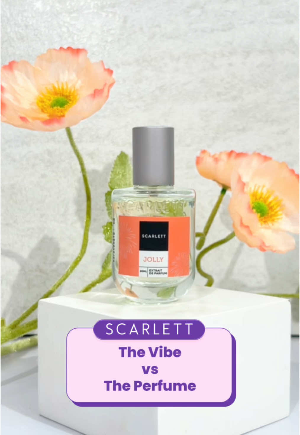 The vibe & the perfume, using Extrait de Parfum Jolly✨ 🌸Floriental, Fruity, Gourmand, Woody 🕐Wangi lebih tahan lama 💫Well-being technology yang bantu ningkatkan mood Go checkout now! Radiate your joyful energy with #JollyPerfume