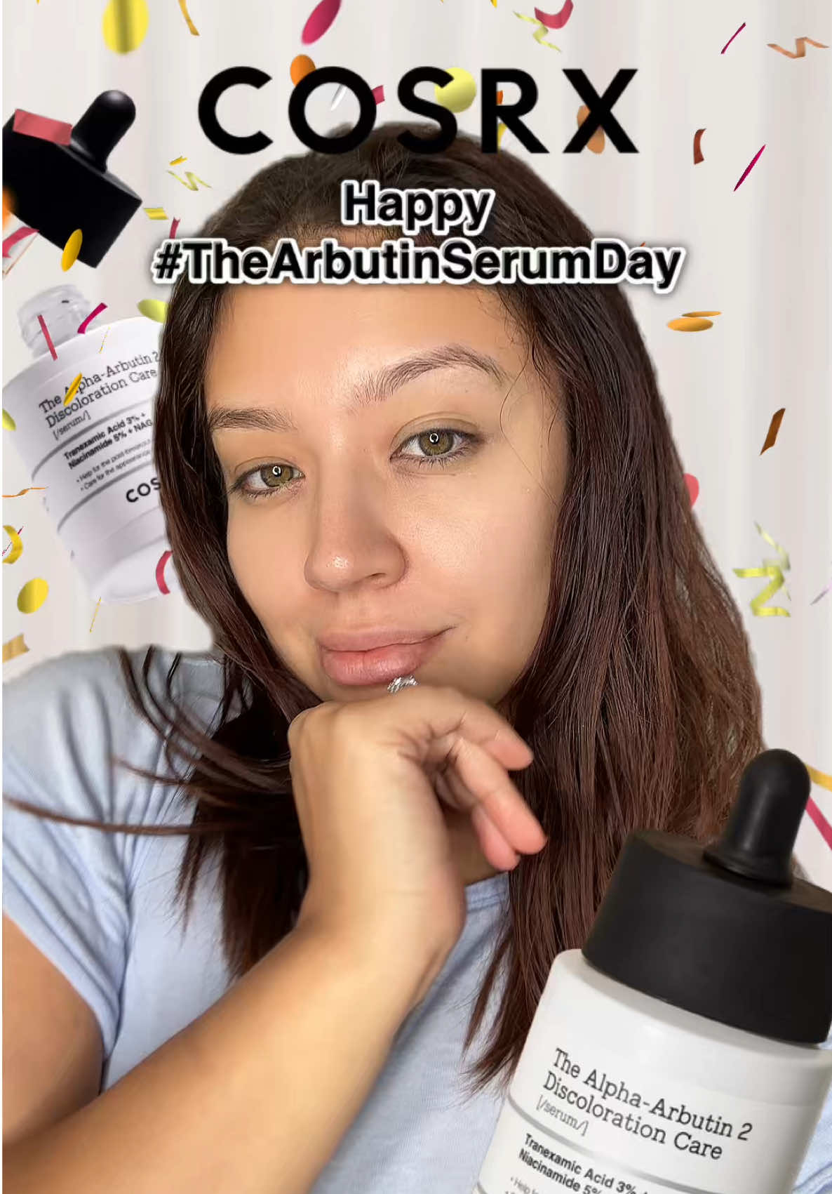 gifted by COSRX  Clear skin, brighter days! 🌟 COSRX serums for blemishes & dark spots: ✨ Blemish Treatment: Targets breakouts with AHA & BHA. ✨ Discoloration Care: Fades dark spots with Alpha Arbutin & Niacinamide. @COSRX Official @Ulta Beauty #cosrx #thearbutinserumday #TheArbutinSerumDay 