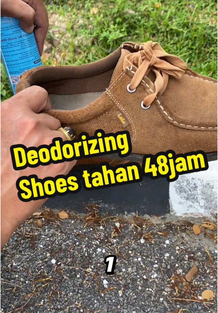 Kasut cepat berbau disebabkan kaki kerap berpeluh? Ini solusinya! #deodorant #shoes #pewangi #kasut 