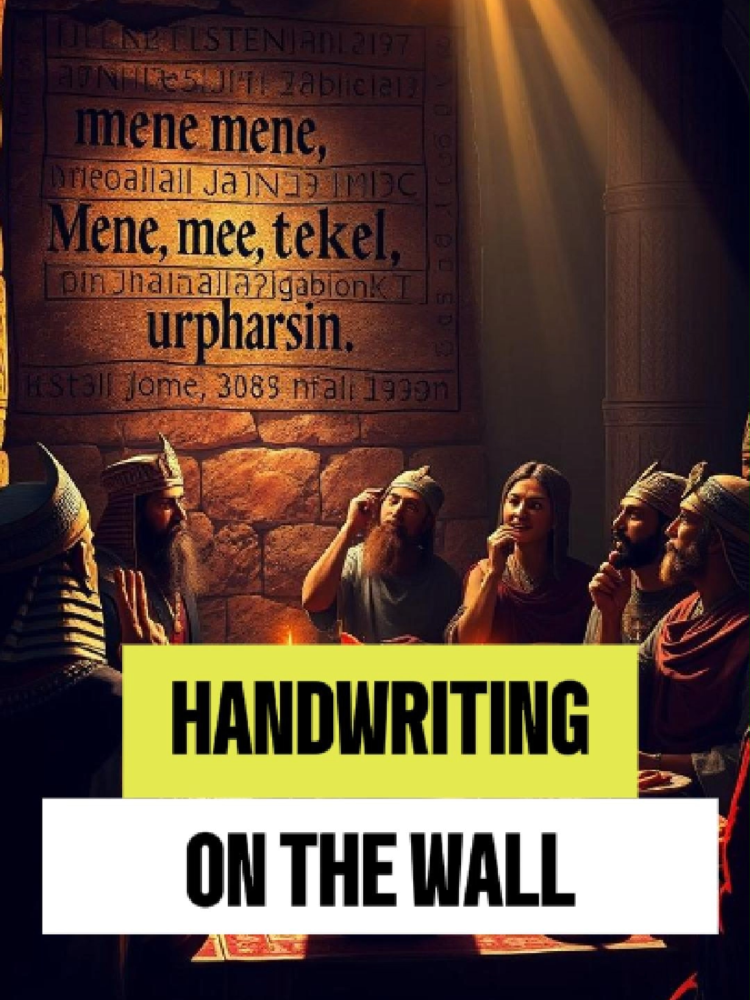 Handwriting on the wall   #HandwritingOnTheWall  #BibleStories              