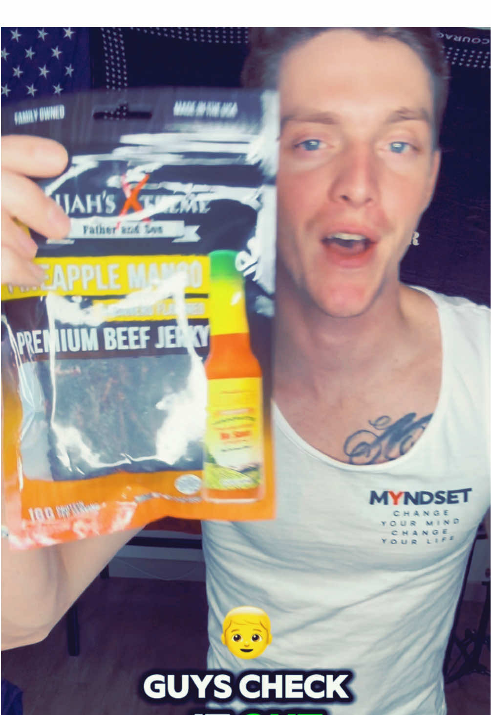 Check out this pineapple mango habanero jerky! #jerky #beefjerky #snackbreak #snack #latenightsnack #postworkout #food #instantfood 