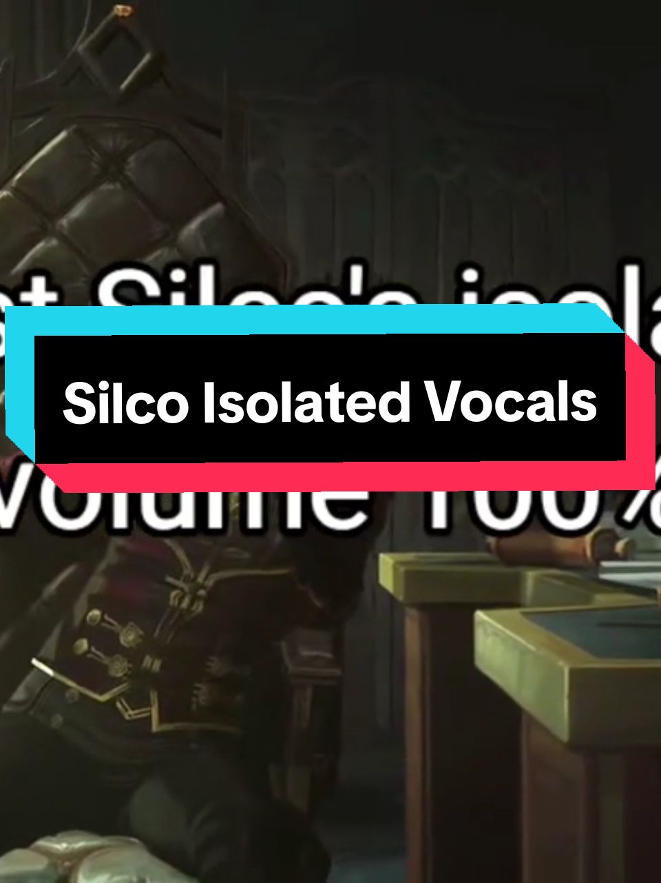 you guys requested Silco after my Viktor post blew up, so, here ya go  #silco #silcoarcane #isolatedvocals #arcane #arcaneleagueoflegends #fy #fyp #foryourpage 