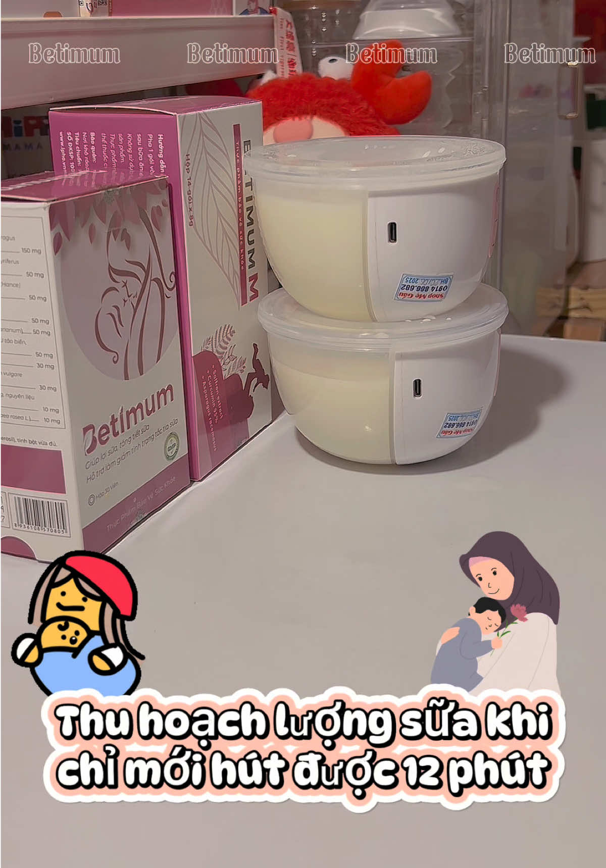 Bà ơi í.t sữa thì thử xem sao nè trộm vía cơ địa tui hợp với Betimum #mevabe #kichsua #hutsua #nuoiconbangsuame #itsua #matsua #viral 