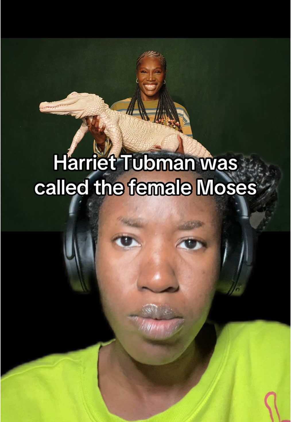 #greenscreen let’s respect black women plz #doechii #harriettubman #denialisariverinegypt 