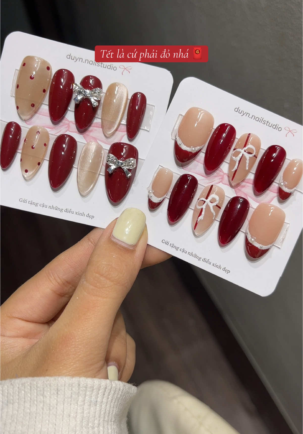 Mỗi ngày sốp sẽ cập nhật cỡ 2 chục mẫu nail Tết cho các cậu lựa nhaaa #nails💅 #maunailxinhnhenhang #nailboxthietke #nailart #naildo 