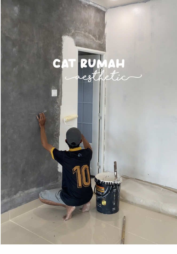 Cat rumah yang bisa berubah warna sesuai cahaya, jotun light antique✨#rumahminimalis #rumahidaman #dekorasirumah #rumah #catrumah