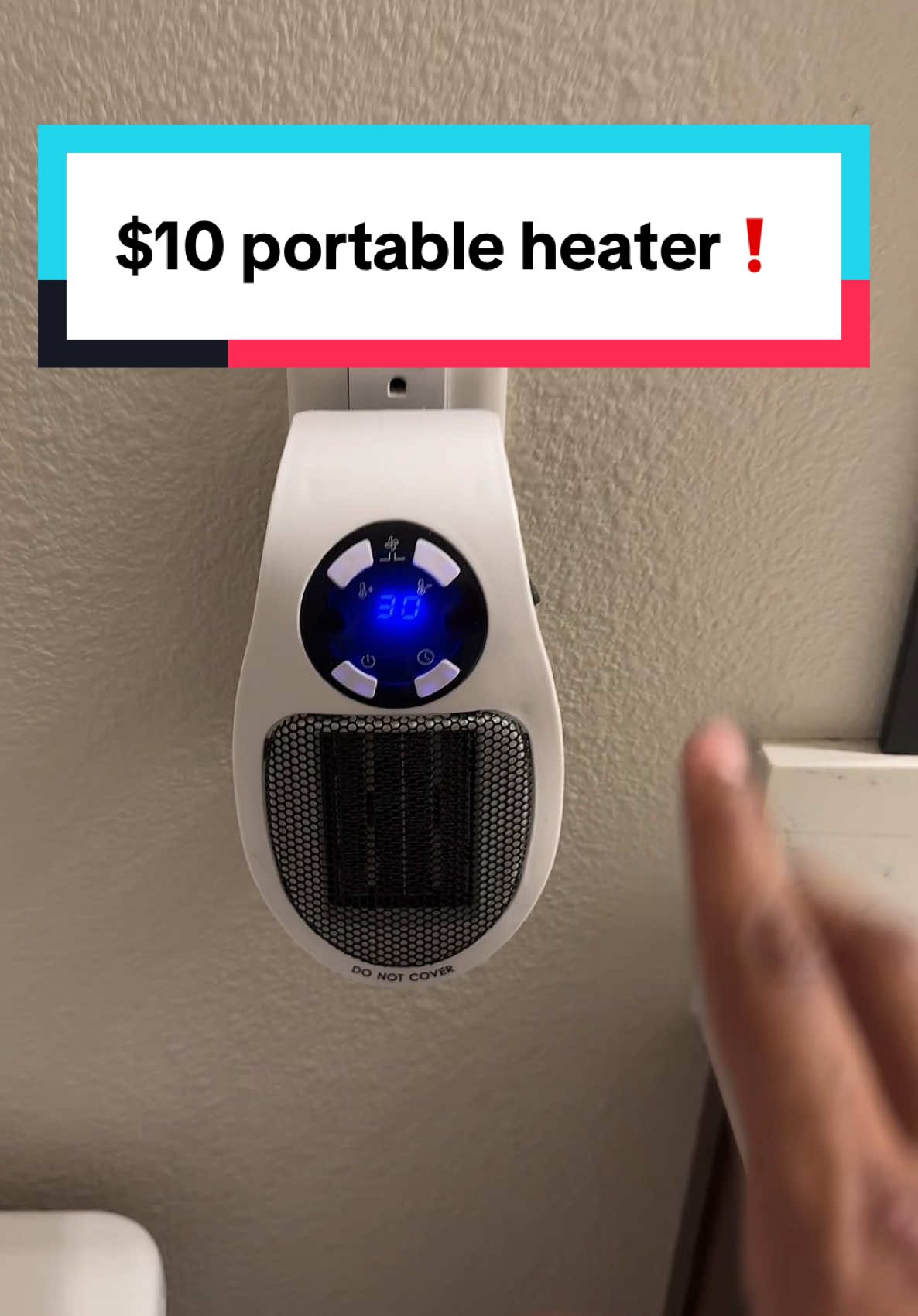 This portable space heater is so good🔥check your coupons at checkout to see what deals you have❗️#heater #portable #spaceheater #winter #warm 