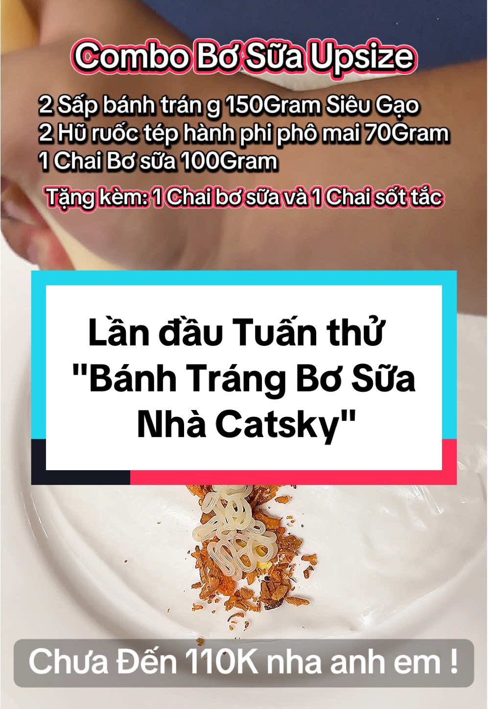 Bánh tráng bơ sữa Catsky - vừa ăn ngon vừa giúp được các bé mèo hoang #chiase #fyp #xuhuong #xuhuongtiktok #foodreview #catsky #anvatcatsky #anvat 