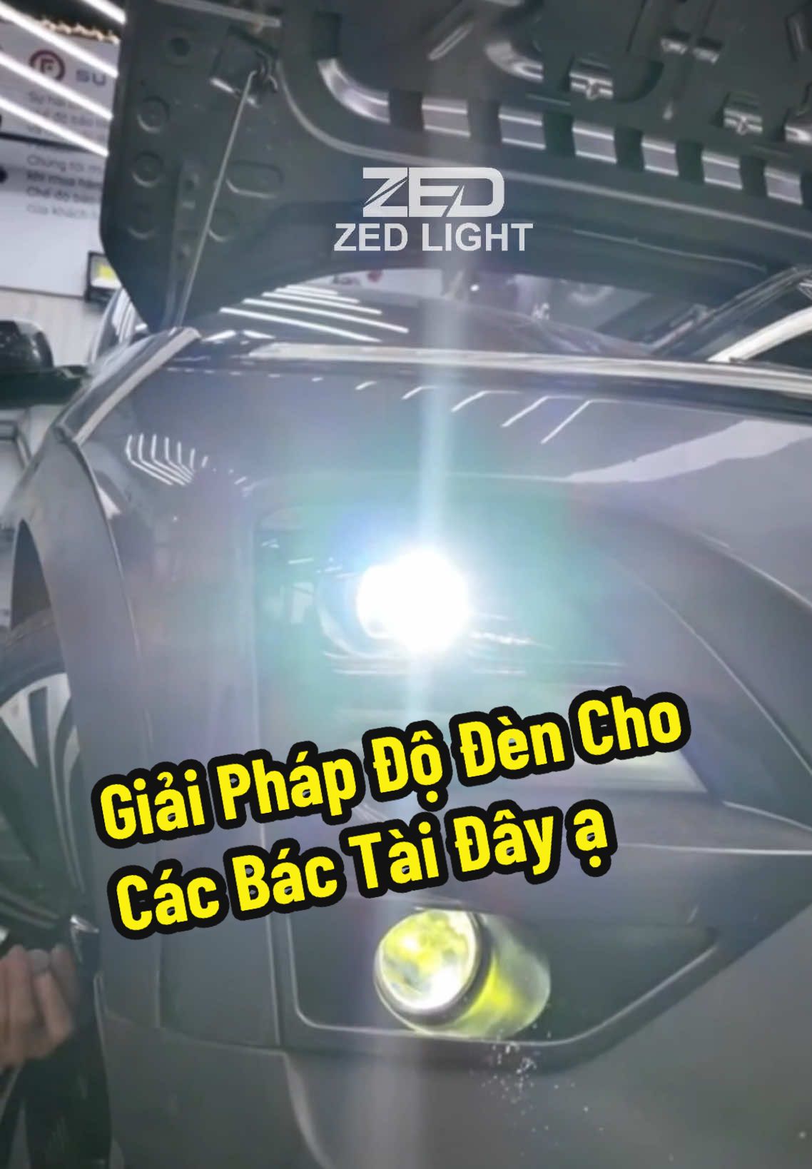 Giải Pháp Độ Đèn Cho Các Bác Tài Mà Không Lo Đăng Kiểm Ở Thời Điểm Hiện Tại Đây ạ !  #zedlight #Zedlightshop #Bigam #P90 #LedphaA85 