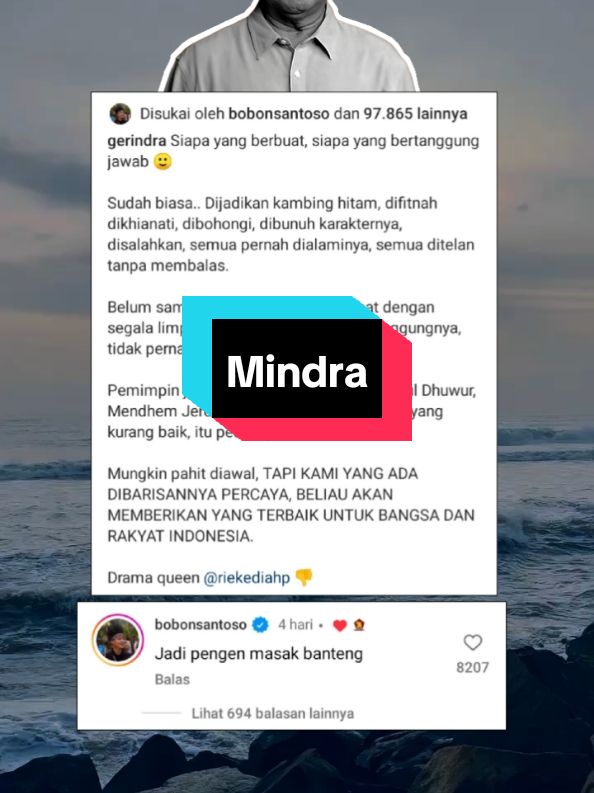 Tetap Semangat Mindra , Mari Buktikan Di Tahun 2025 Nanti 🔥 #gerindra #fypviral 