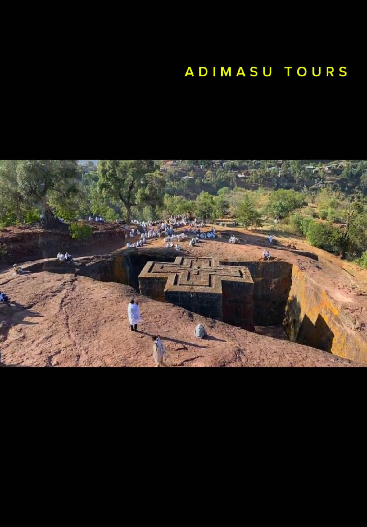 Rock-Hewn Churches, Lalibela The 11 medieval monolithic cave churches of this 13th-century ‘New Jerusalem’ are situated in a mountainous region in the heart of Ethiopia near a traditional village with circular-shaped dwellings. Lalibela is a high place of Ethiopian Christianity, still today a place of pilmigrage and devotion.#AdimasuTours #Lalibella #exploreethiopiawithadimasu @adimasu_tours #historicroutebyadimasutours  http://www.adimasu-tours.com