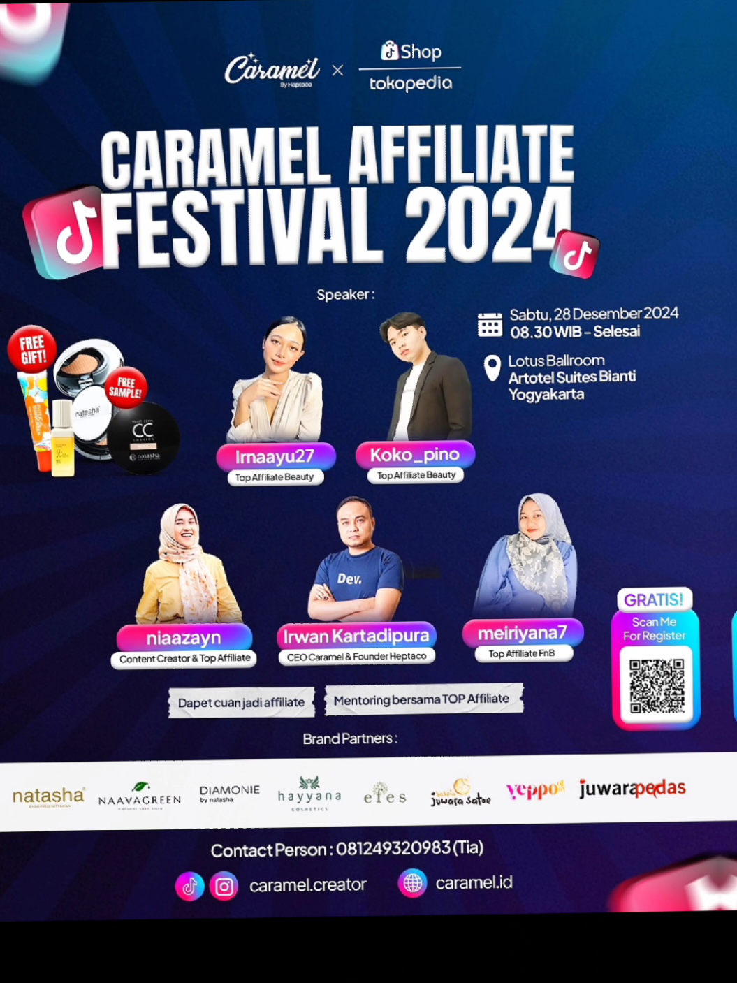 #CerealCerdik  Caramel Affiliate Festival 2024 @caramel.creator @hayyana.official @naavagreen.id @diamonie.skincare @juwara_satoe @yeppo.skincare @efes_skincare  #aff #affiliatemarketing 