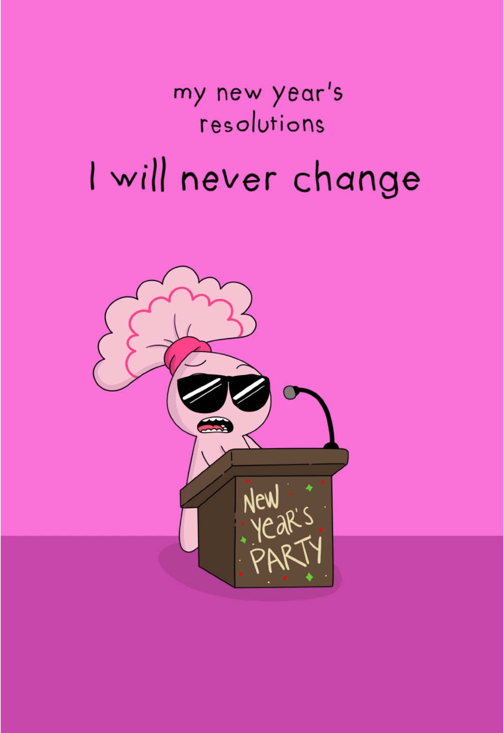 Just make everyone else change. Simple. #funny #animation #funnyanimation #relatable #newyear #newyearresolution #2025 