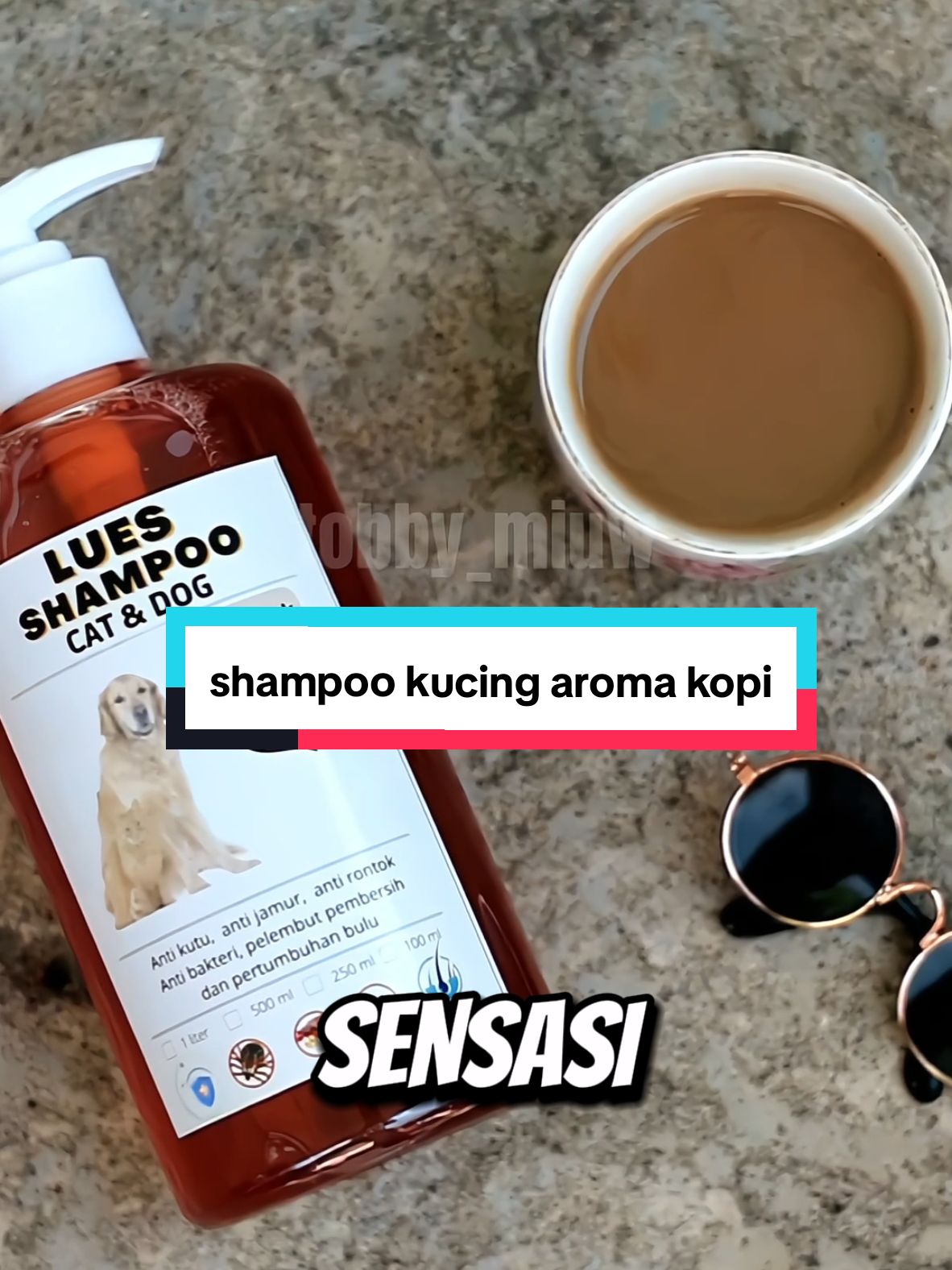 shampoo kucing dan anjing ready varian aroma kopi.  masih banyak juga loh varian wangi yg lainnya. yuk langsung checkout payment di keranjang kuning. 2025 otw bulu glowing meowww 😻 #shampookucing #shampooanjing #catlover #fypシ゚viral 