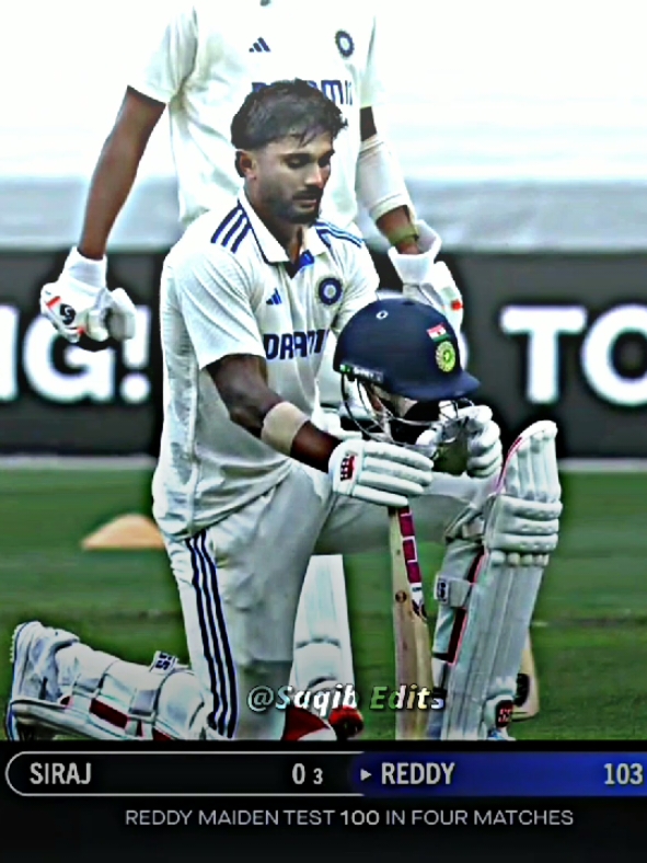 Under pressure 1st Test Hundred By Nitish Kumar Reddy 🔥#foryoupage #fyp #treanding #illu #illu #plzviral🥺🥺🙏🙏foryoupage #pleaseunfreezmyaccunt🙏🏻 #growmyaccount #cricketworldcup #cricketlover #foryoupage #fyp #treanding 