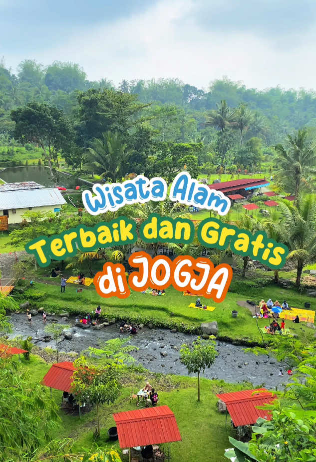 Selamat datang dijogja untuk yang lagi liburan akhir tahun di jogja istimewa gaes. Bagi yang belum tau mau kemana untuk mengisi liburan dijogja @vacation.lagi kasih rekomendasi ni gaes tempat wisata alam terbaik dan GRATIS di jogja. Ini hidden gemsnya jogja utara lo. Ada sungai yang seger banget dan tentu ramah anak, karena gak dalem dan arusnya juga gak deras. Surga bagi yang suka main air. Selain bisa main air sambil menikmati pemandangan alam disini juga banyak wahana seperti flying fox, Perahu Kayak, Skuter dll. Buruan kesini gaess ajak keluarga sebanyak mungkin, karena tempatnya luas jadi gak usah khawatir kehabisan tempat. Ada yang udah pernah kesini? atau pengen banget kesini sama keluarga atau teman-teman? Masukin ke list place to go kalian, dan agendakan kesini bareng keluarga/sahabat kalian yaa.  . Yuk komen dibawah dan jangan lupa save and share ke teman vacation kalian ya #VacationLagi . 📍Ledok sambi ecopark, Jogja 💵 HTM Free . #jogja #explorejogja #placetogojogja #jogjakarta #jogjaistimewa #placetogo #jogja24jam #jogjahits #wisatajogja #wisataalam #wisataalamjogja #wisatasungai #wisatasungaijogja #jogjautara #hiddengems #hiddengemsjogja #ledoksambi #ledoksambikaliurang #wisatajogjautara 