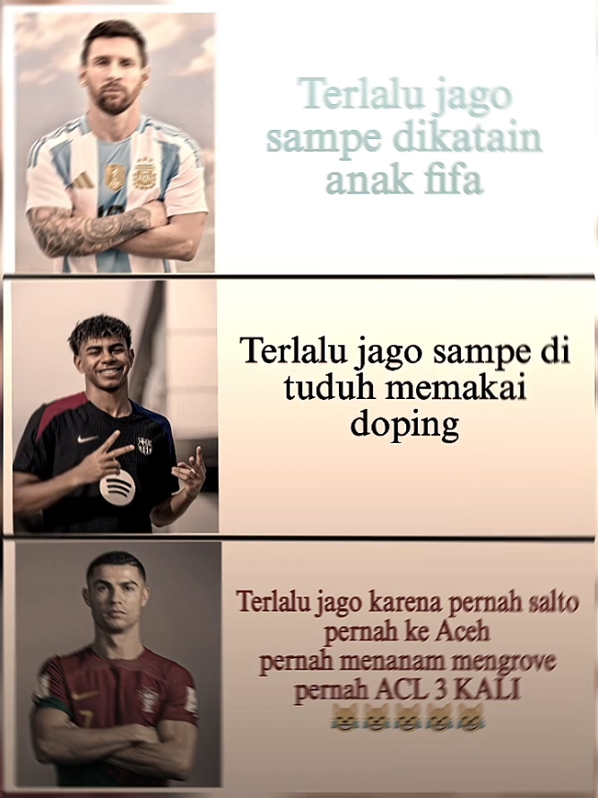 Fakta lagi nihh😤😤      #hakitiktok #fypシ゚viralシ #footbaltiktok #respect👑 #kychie #messi #yamal#ronaldo 