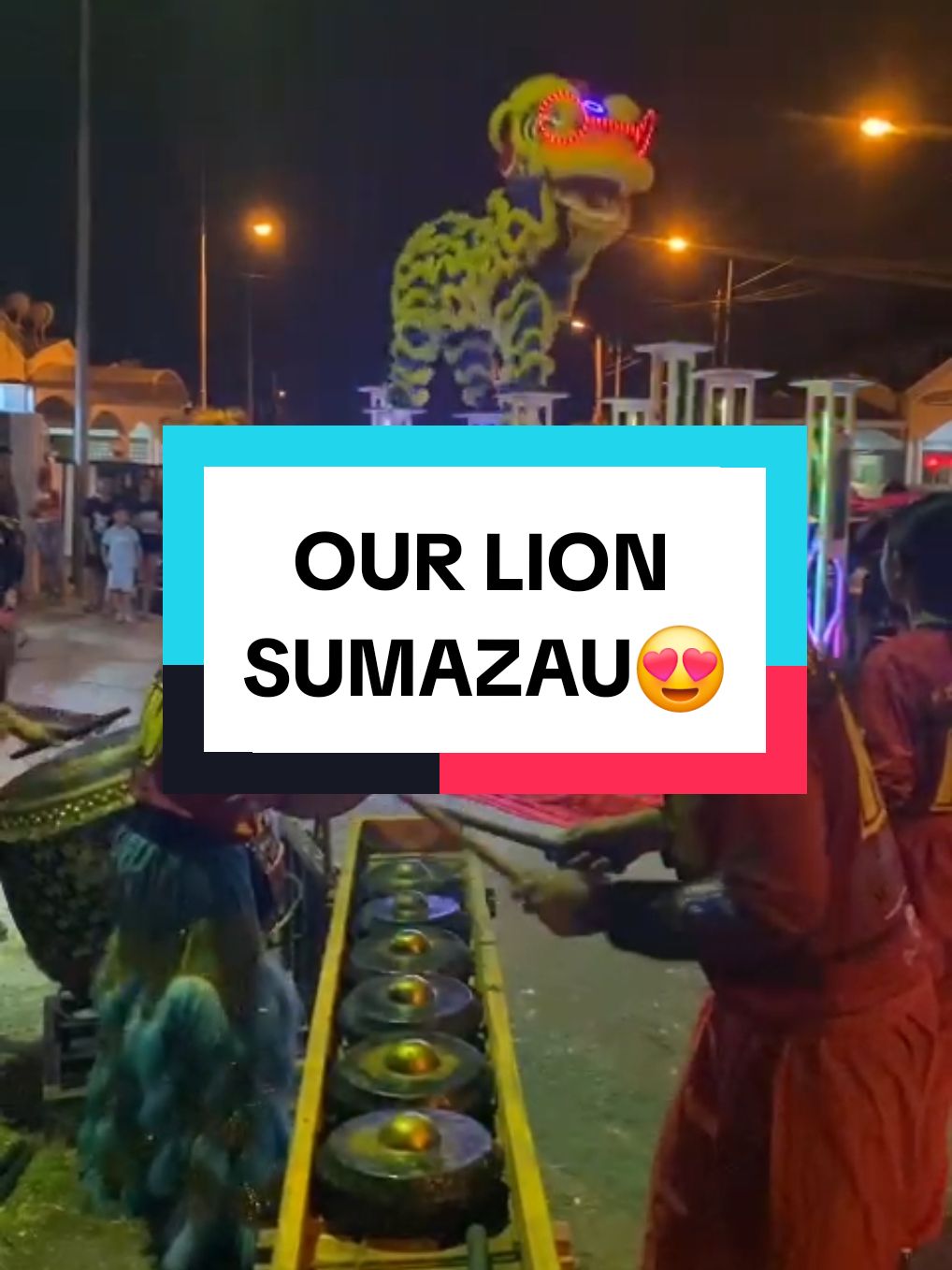 ThrowBack our Lion playing with traditional music ✨️ #liondancesabah #fypシ #nanshanliondancesabah #kotakinabalu #liondancemalaysia 