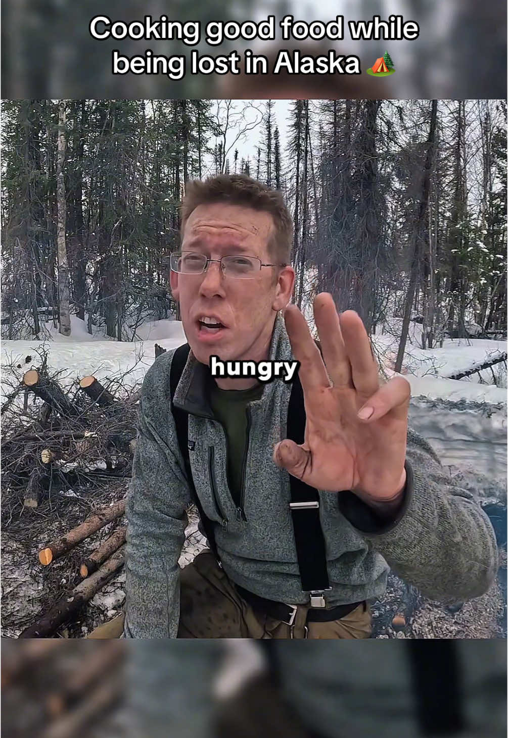 Lost in Alaska, how to survive ? 🏕️🥶 ##outdoorboys##fyp##camping##alaska##fypシ##luke##survivor