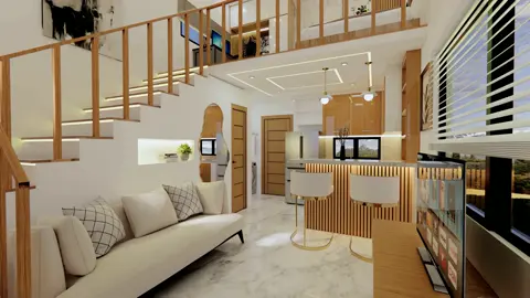 Simple 100K Budget Loft Type Tiny House Design Idea (4x5 Meters) ##fyppp #lowcosthouse #housedesign
