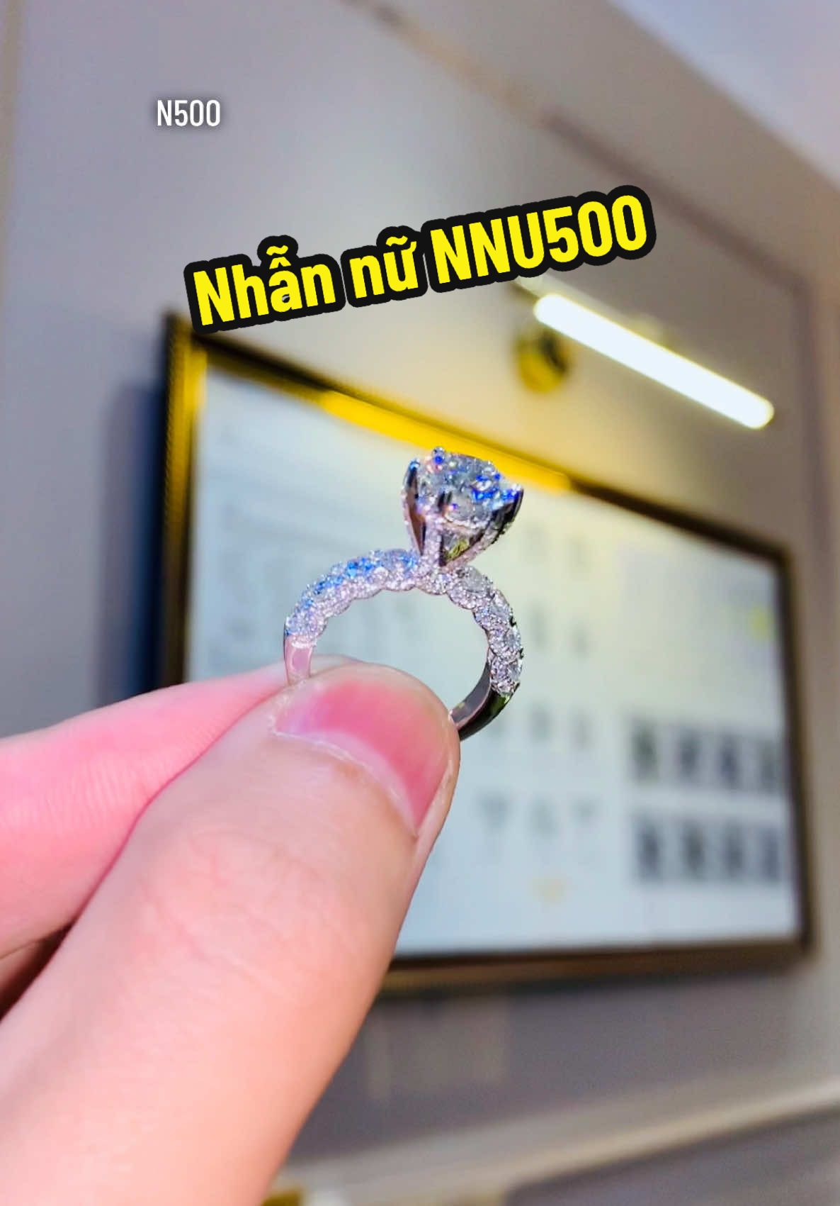 Nhẫn kim cương nhẹ nhàng đơn giản tôn viên chủ 💎💎💎 #tamluxury #tamluxurydiamondjewelry #trangsuc #kimcuongthiennhien #nhẫnđẹp #xuhuongtiktok 