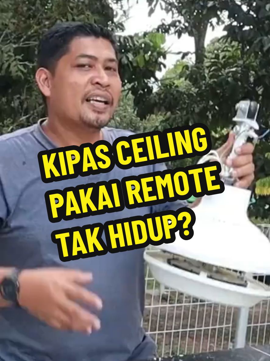 JOM REPAIR KIPAS CEILING PAKAI REMOTE TAK HIDUP