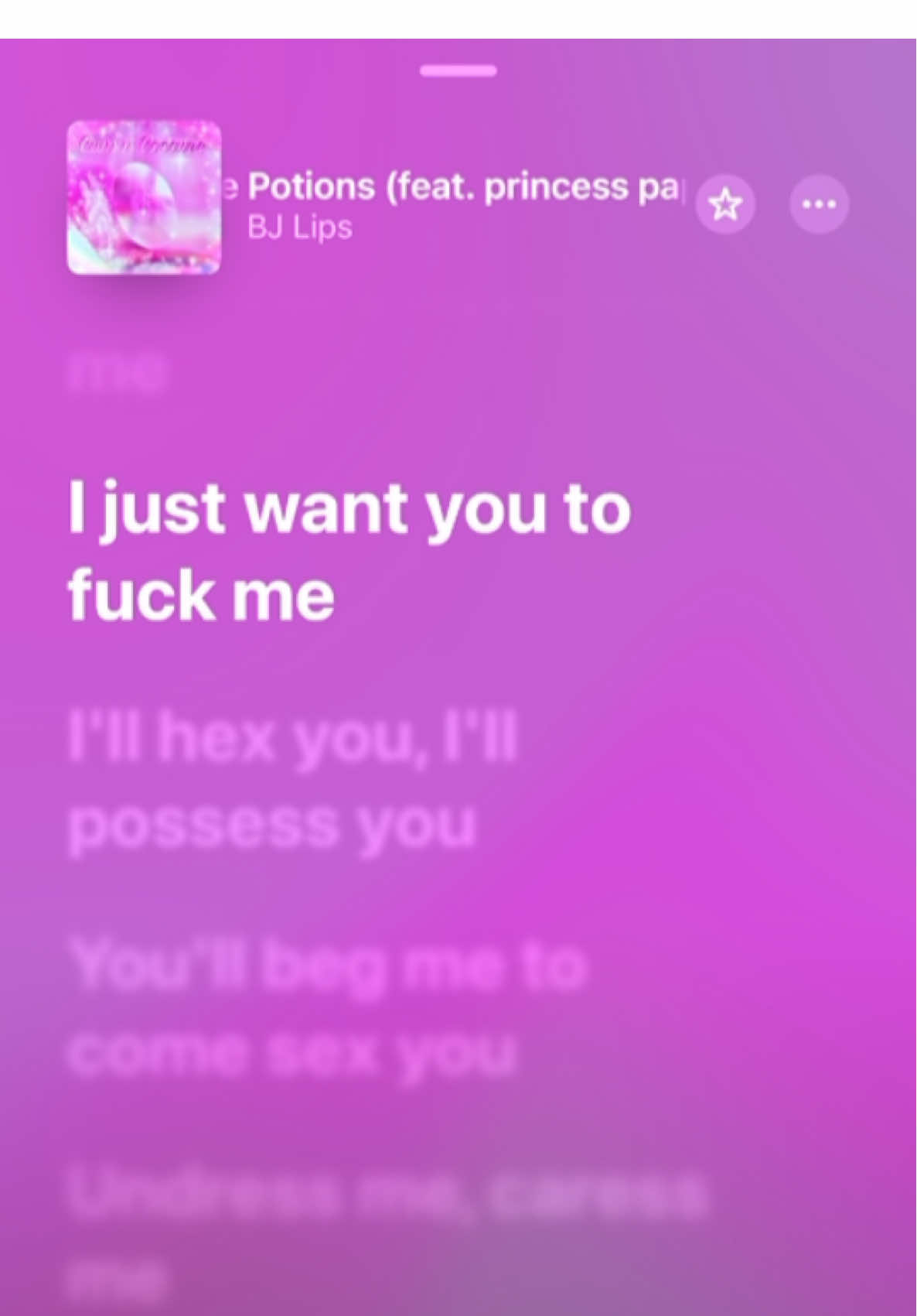 love potions - bj lips                                      #lyrics #music #song #applemusic #spotify 