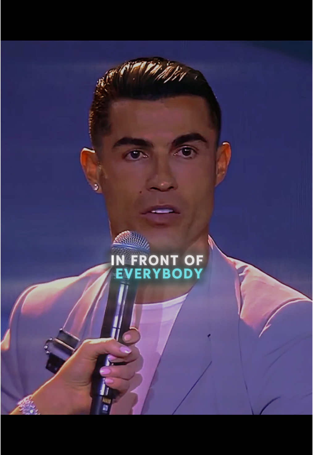 No way he said that in front of everyone 💀  #ronaldo #cr7 #cristianoronaldo #ballondor #ballondor2024 #rodri #vinicius #bellingham #lamineyamal #footballtiktok #footbal #topgoalscorer #globesoccerawards #fifa 