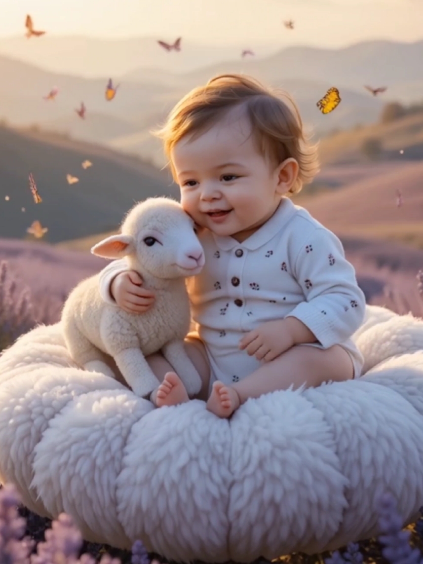 Cute little kids with animals #usa #kids #viral #AI #babytiktok #foryou #cutebaby #cute #cat #animal 