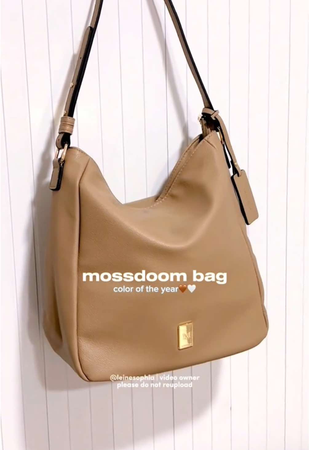 Color of the year🤎🤍 #mossdoom #mossdoombag #bags #bagsoftiktok 