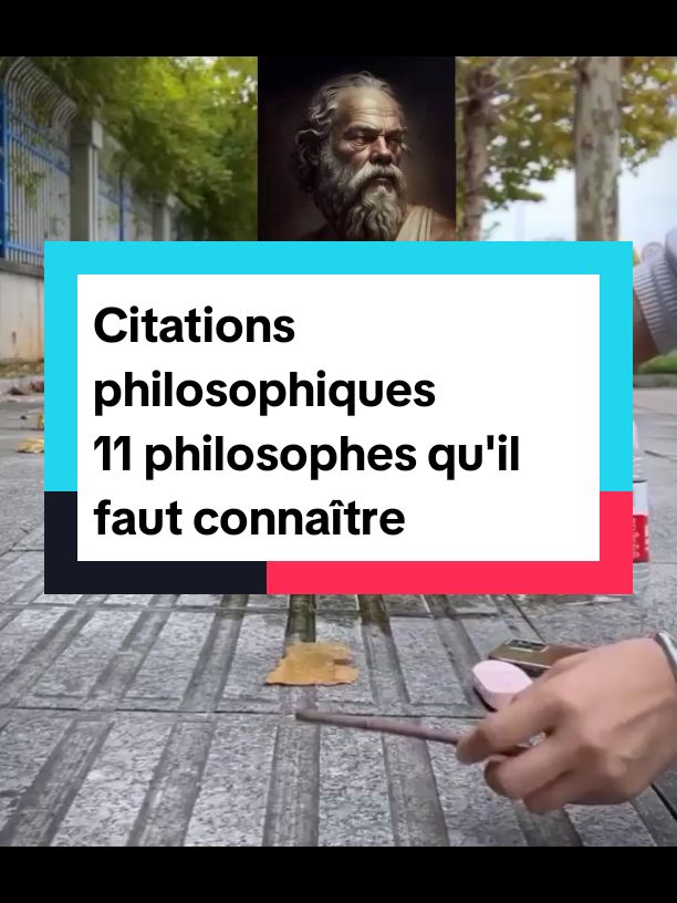 11 philosophes qu'il faut connaître #pourtoi #philosophie #citationdeverite #socrates #citationphilosophique #citationquifaitreflechir #citationquifaitmal #tiktokfrance #stoicism 